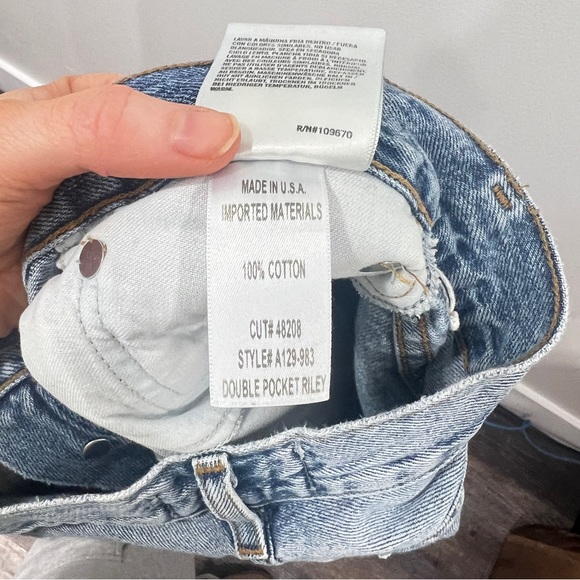 AGOLDE Double Pocket Riley Jeans size 25 - Picture 11 of 12